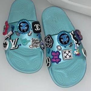 Girls Crocs slides